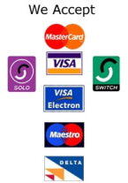 Status plc accepts all major credit cards