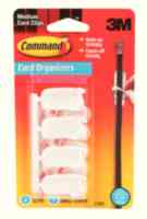 3M Medium Cord Clip Command Adhesive x4