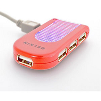 Belkin 4-Port Hub Red F5U034erRED