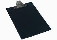 Bantex Clipbrd HDuty PVC FC Blk 420010