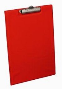 Bantex Clipbrd Single PVC FC Red 420569