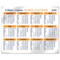 Collins Yearly Desk Calendar 2010 CDS1