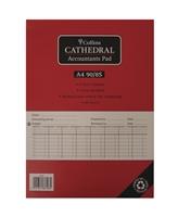 Collins Acct Pad A4 8Col Summary A490/8S