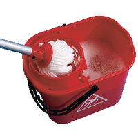 Mop Bucket Wringer 15Ltr Red SM15RD