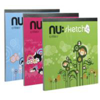 NU Critters Sketch and Stick Asstd Pk21