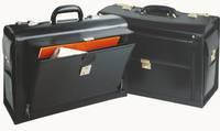 Pilots Case Leather Black 2098