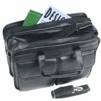 Masters Leather Look Laptop Case Black