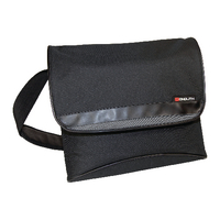 MASTERS NYLON MESSENGER BAG BLACK/GREY