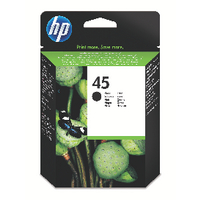 HP No 45 Black Ink Cartridge 51645G - Low Capacity 21ml
