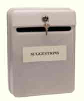 Helix Post Suggestion Box W81065