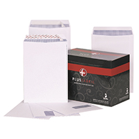 Plus Fabric Env P/S C4 Wht Pk250 L26370