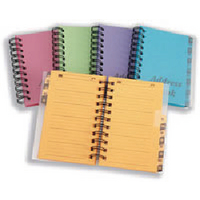 Concord Bright Tel/Add Book A-Z Astd Pk5