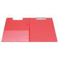 Q-Connect PVC Clipboard Foldover Red
