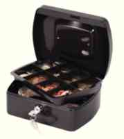 Q-Connect 8in CashBox Black