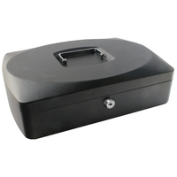 Q-Connect 10in CashBox Black