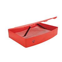 Q-Connect BoxFile Polyprop Red