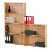 Sirius Medium Open Bookcase Oak