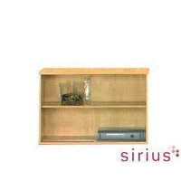 Sirius Desk Mounted Bookcase Open Oak