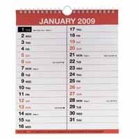 Monthly Engagement Calendar 2009