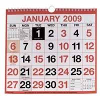 Wirebound Calendar 249x231 2009