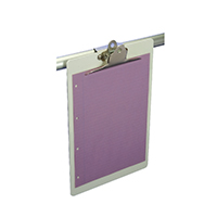Lloyd Aluminium Clipboard Foolscap Grey