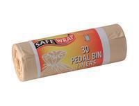 Pedal Bin Liners Roll 30 Pk4 Std 0432