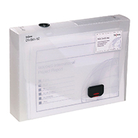 Snopake Document Box 25 Clear 12849
