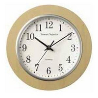 Stewart Maple Clock 12 Hour 24cm W567MAP