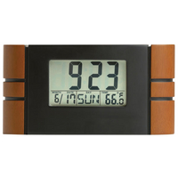 Stewart Dig Desk Clock With Date/Temp