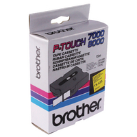 Original Brother P-Touch Tape Black on Yellow TX651