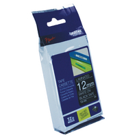 Original Brother PTouch Tape White on Black TZ335