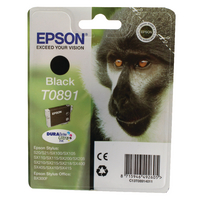 Original Epson T0891 Monkey Black Ink 5.8ml