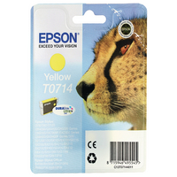 Original Epson T0714 Cheetah Yellow Ink 5.5ml