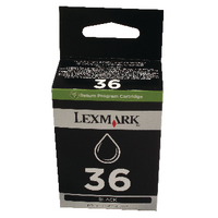 Original Lexmark No. 36 Inkjet Cartridge Black