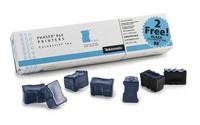 Original Xerox Phaser 850 Colorstix 5 x Cyan, 2 x Black