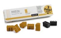 Original Xerox Phaser 850 C olorstix 5 x Yellow, 2 x Black