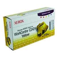 Original Xerox WorkCentre C2424 Solid Ink 3 x Yellow