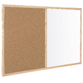 Bi-Office Cork/Write On Wipe Off Board 600x900mm