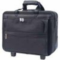 Masters Deluxe Nylon Wheeled Laptop Case Black 2372