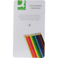 Q Connect Coloured Crayon Pack of 12 KF02337