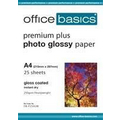Office Basics Photo Gloss Paper A4 250gsm Pack of 25 OB-P250GM