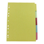 Q Connect Subject Divider A4 Multi-Punched 5-part