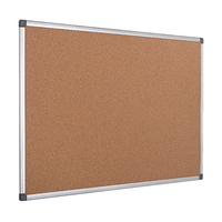 Bi-Office Aluminium Frame Cork Noticeboard 1200x900mm CA051170