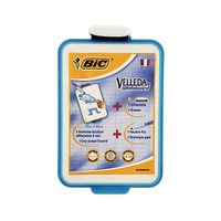 Bic Velleda Drywipe Board 190x260mm Blue 841360