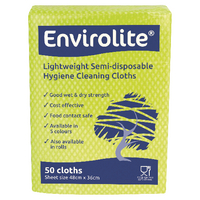 ValueX Folded Cleaning Cloth 480x360mm Yellow (Pack 50) 0707015