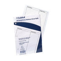 Gold Line Goldine A5 Address Book Refill 30 Sheets - GA5/RZ