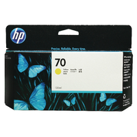 HP 70 DesignJet Ink Cart 130ml Ylw