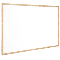 Q-Connect Wooden Frame Whiteboard 900x600mm KF03571