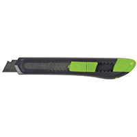 Q-Connect Medium Duty 18mm Cutting Knife Black/Green M80BC