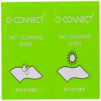 Q-Connect Wet and Dry Wipes Pk20